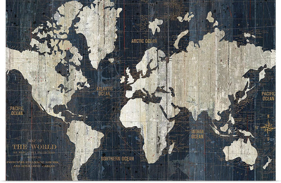 “Old World Map Blue Crop“, Wild Apple