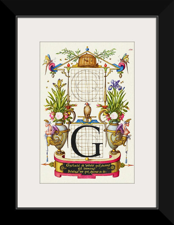 “Guide For Constructing The Letter G",  Joris Hoefnagel