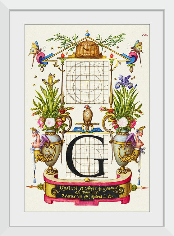 “Guide For Constructing The Letter G",  Joris Hoefnagel