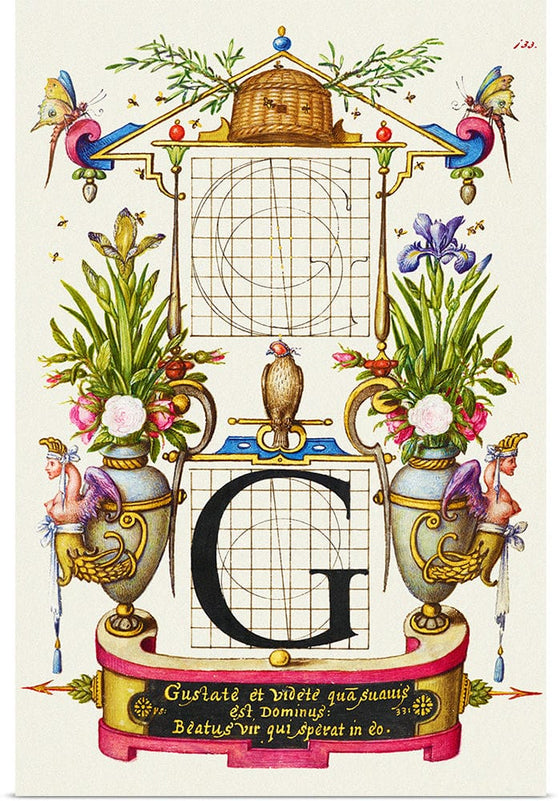 “Guide For Constructing The Letter G",  Joris Hoefnagel