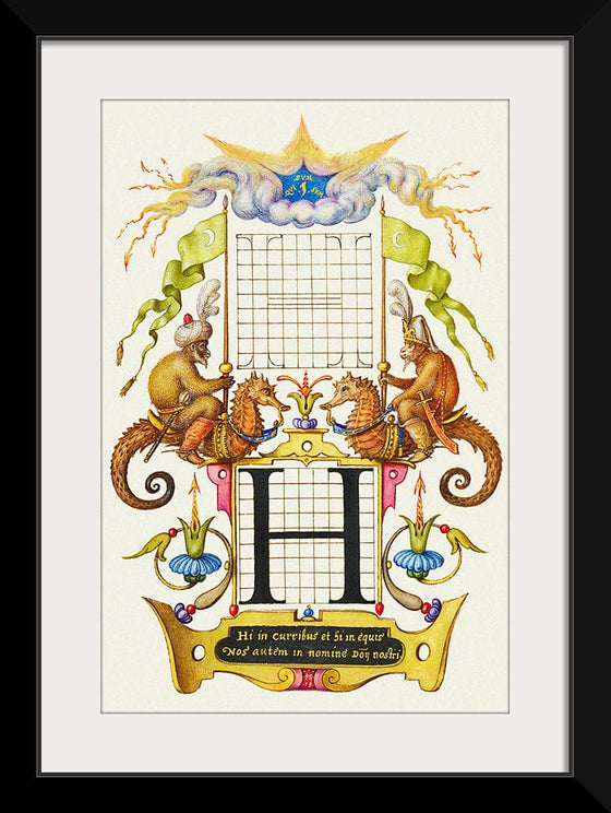 “Guide For Constructing The Letter H",  Joris Hoefnagel