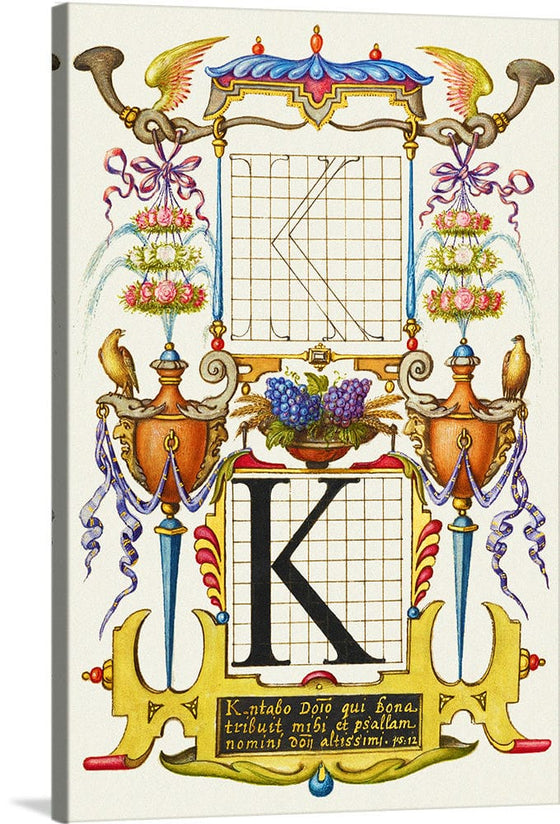 “Guide For Constructing The Letter K",  Joris Hoefnagel