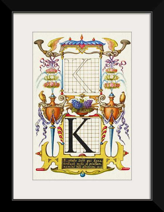 “Guide For Constructing The Letter K",  Joris Hoefnagel