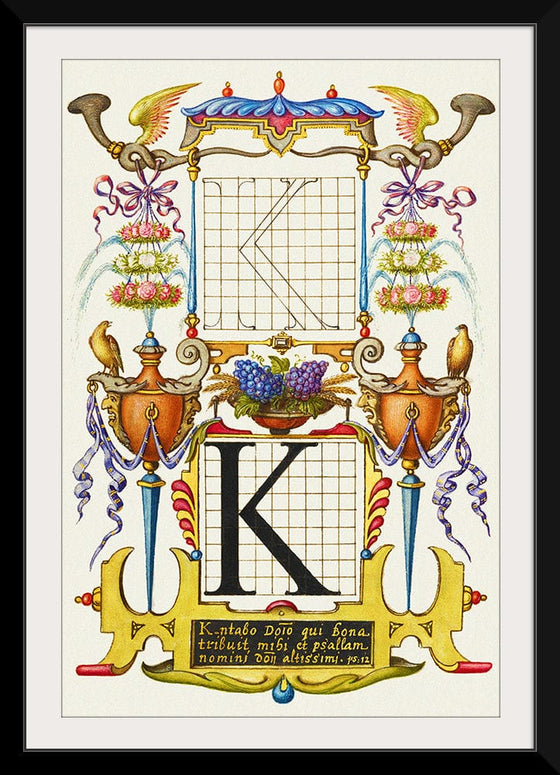 “Guide For Constructing The Letter K",  Joris Hoefnagel