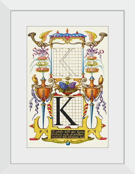 “Guide For Constructing The Letter K",  Joris Hoefnagel