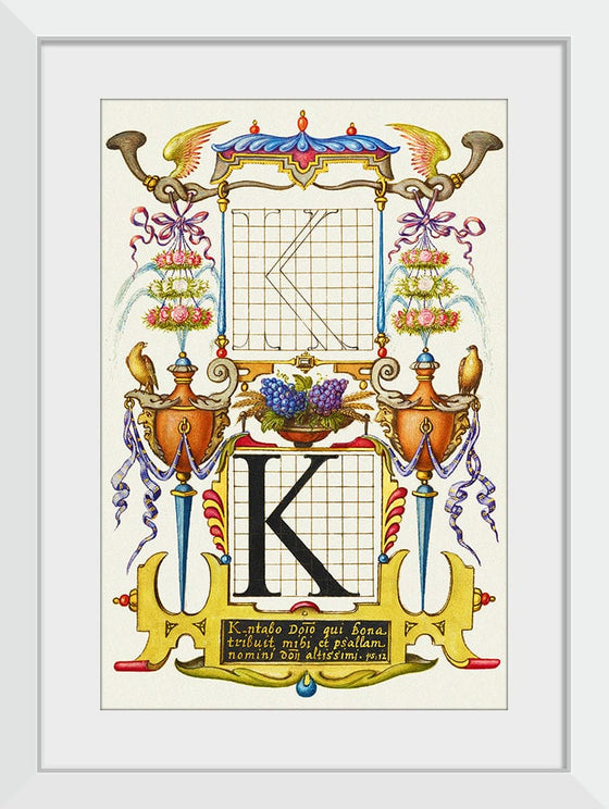 “Guide For Constructing The Letter K",  Joris Hoefnagel