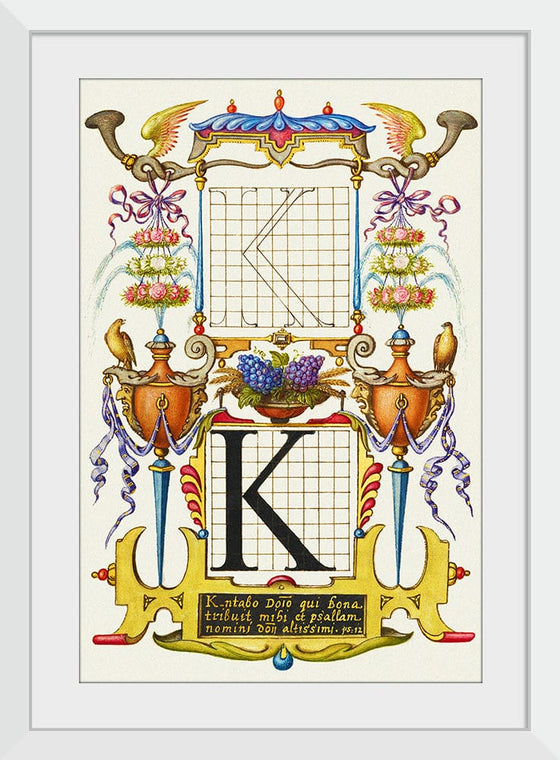 “Guide For Constructing The Letter K",  Joris Hoefnagel