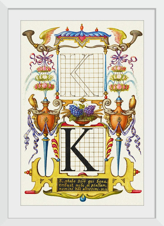 “Guide For Constructing The Letter K",  Joris Hoefnagel