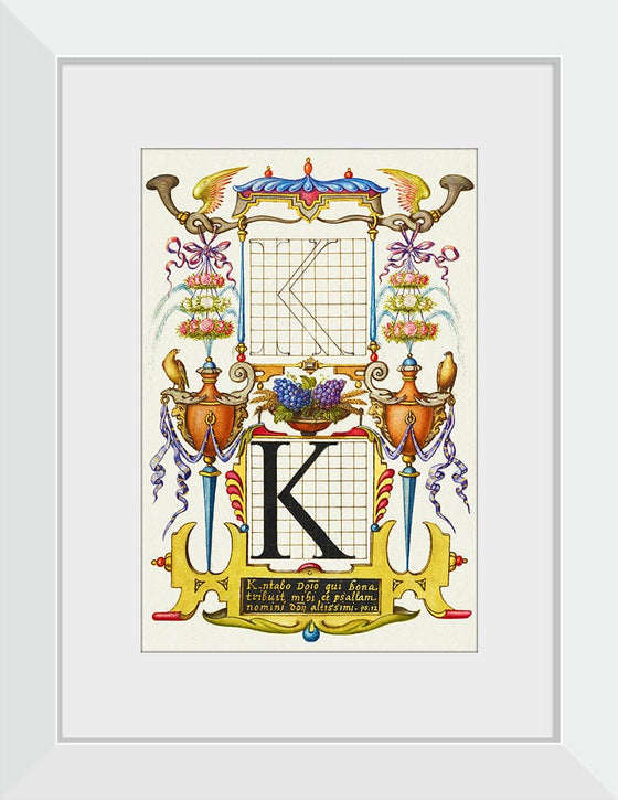 “Guide For Constructing The Letter K",  Joris Hoefnagel