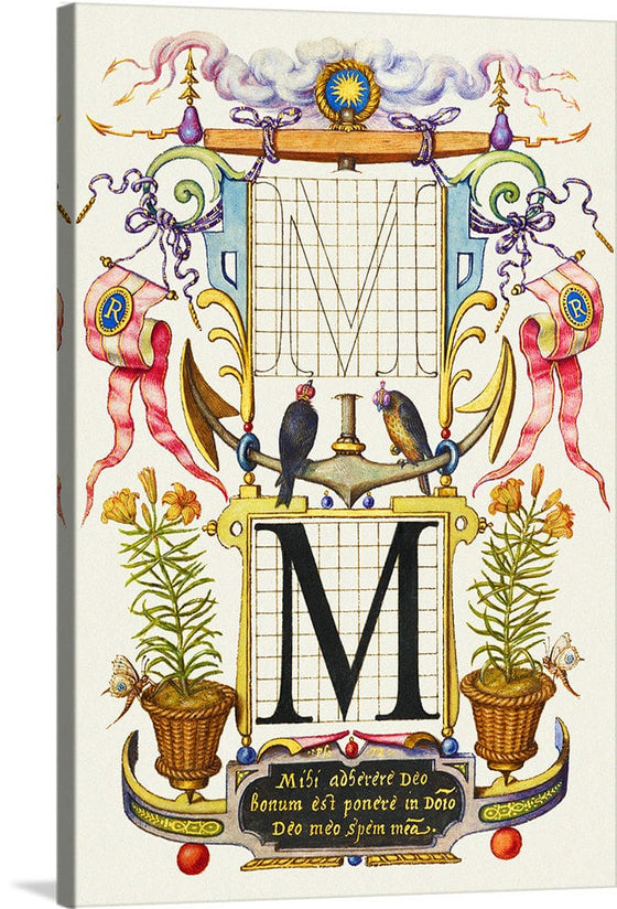 “Guide For Constructing The Letter M",  Joris Hoefnagel