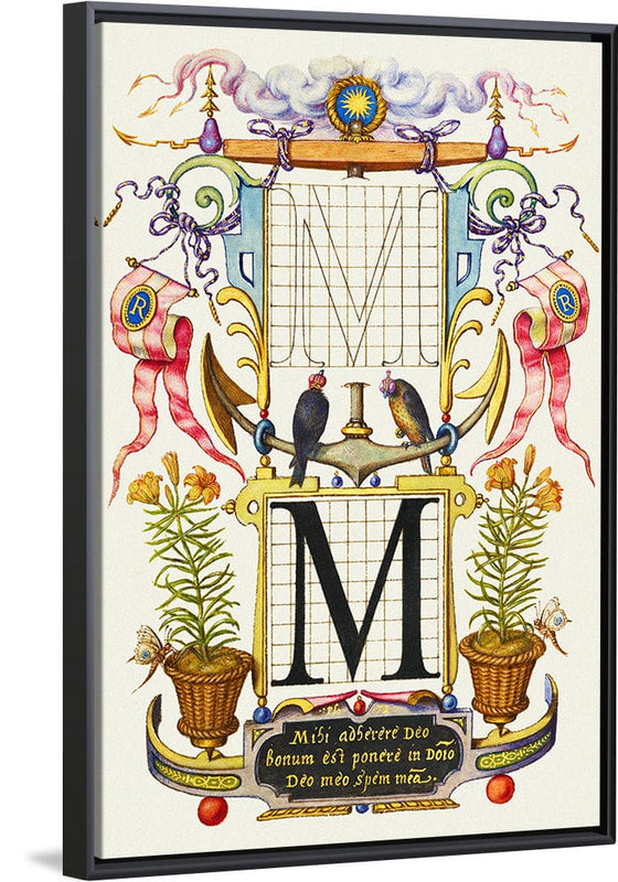 “Guide For Constructing The Letter M",  Joris Hoefnagel