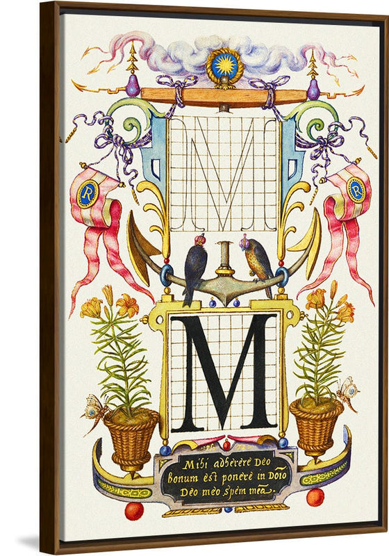 “Guide For Constructing The Letter M",  Joris Hoefnagel