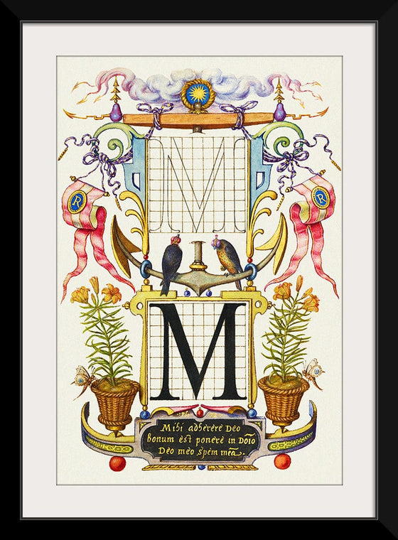 “Guide For Constructing The Letter M",  Joris Hoefnagel