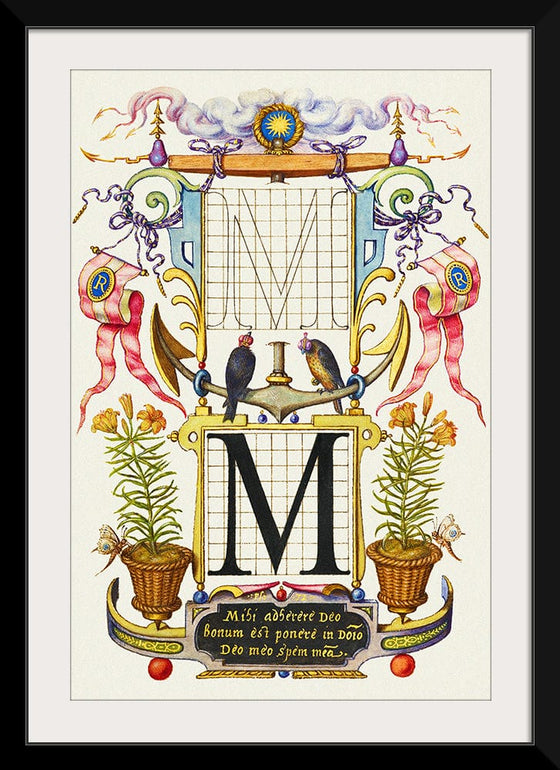 “Guide For Constructing The Letter M",  Joris Hoefnagel