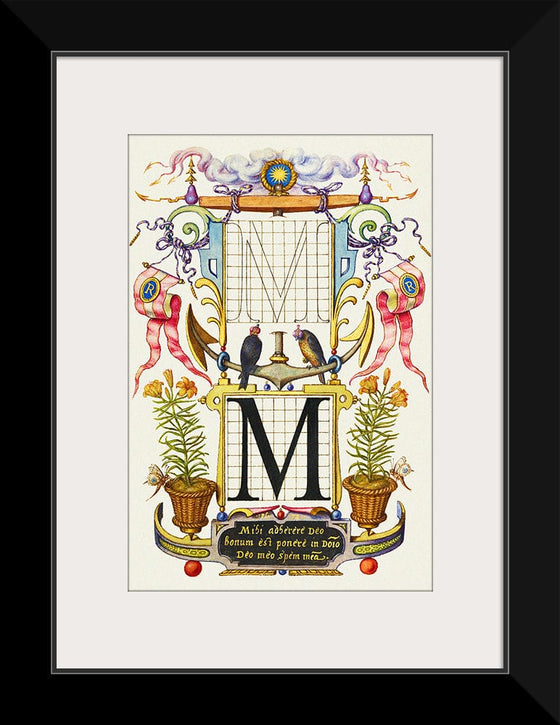 “Guide For Constructing The Letter M",  Joris Hoefnagel