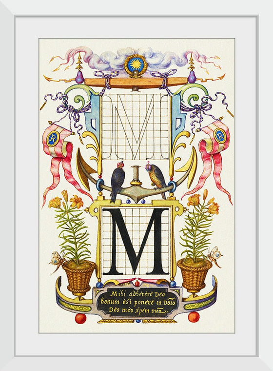 “Guide For Constructing The Letter M",  Joris Hoefnagel