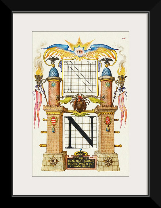 “Guide For Constructing The Letter N",  Joris Hoefnagel