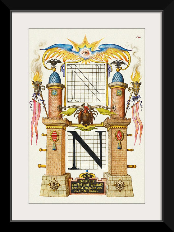 “Guide For Constructing The Letter N",  Joris Hoefnagel