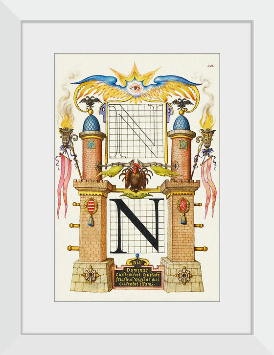 “Guide For Constructing The Letter N",  Joris Hoefnagel