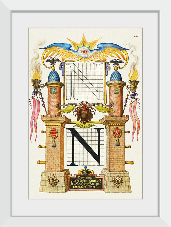 “Guide For Constructing The Letter N",  Joris Hoefnagel