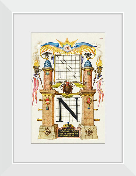 “Guide For Constructing The Letter N",  Joris Hoefnagel