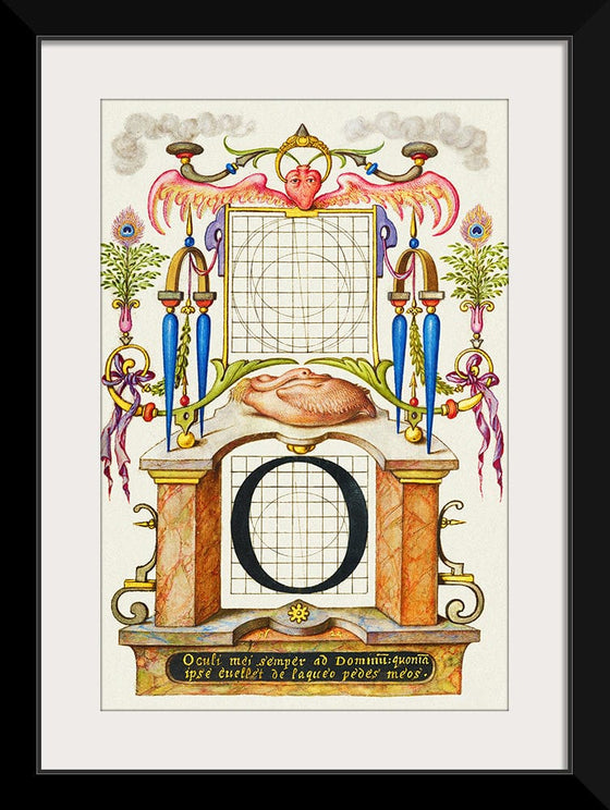 “Guide For Constructing The Letter O",  Joris Hoefnagel