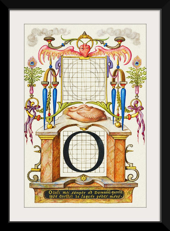 “Guide For Constructing The Letter O",  Joris Hoefnagel