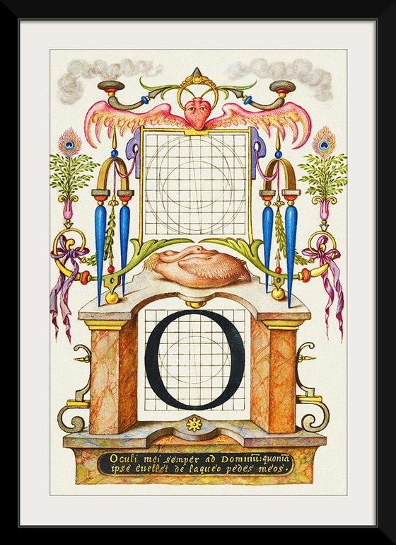 “Guide For Constructing The Letter O",  Joris Hoefnagel