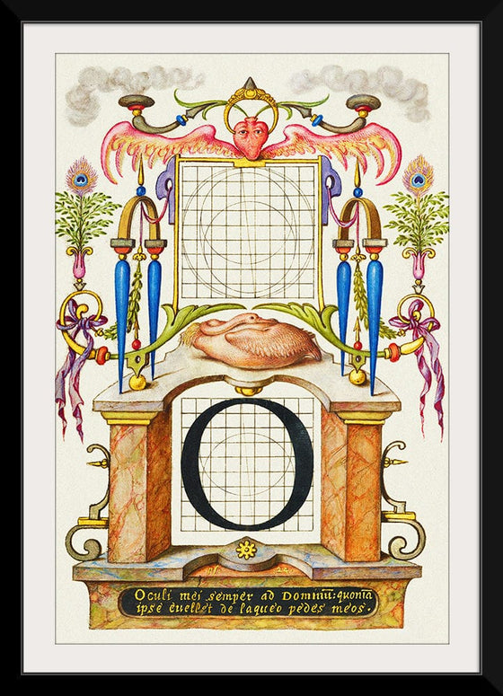 “Guide For Constructing The Letter O",  Joris Hoefnagel