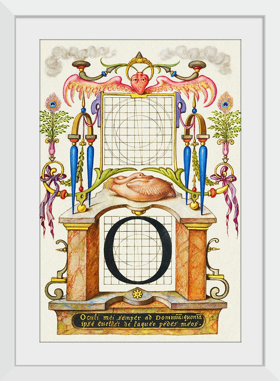 “Guide For Constructing The Letter O",  Joris Hoefnagel