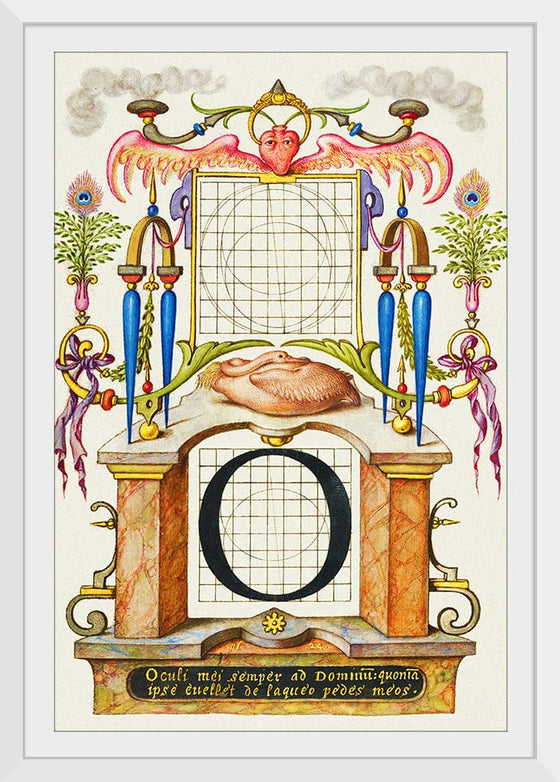 “Guide For Constructing The Letter O",  Joris Hoefnagel