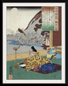 “Kakinomoto no Hitomaro“, Kuniyoshi Utagawa