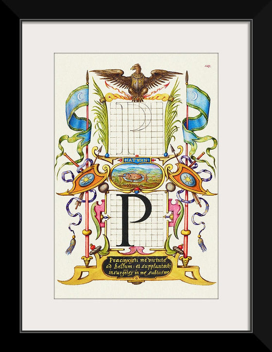 “Guide For Constructing The Letter P",  Joris Hoefnagel