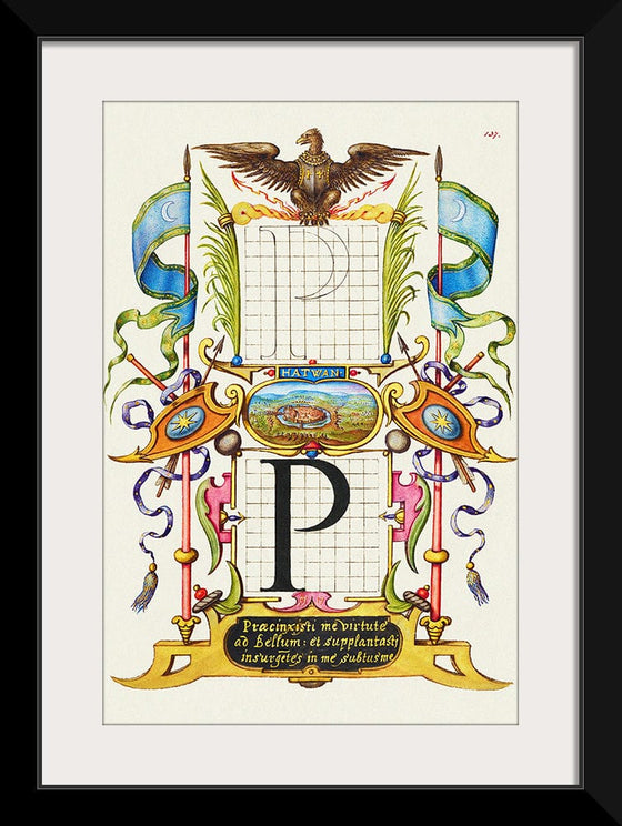 “Guide For Constructing The Letter P",  Joris Hoefnagel