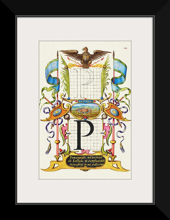 “Guide For Constructing The Letter P",  Joris Hoefnagel