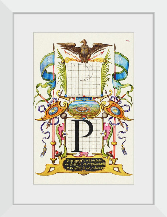 “Guide For Constructing The Letter P",  Joris Hoefnagel