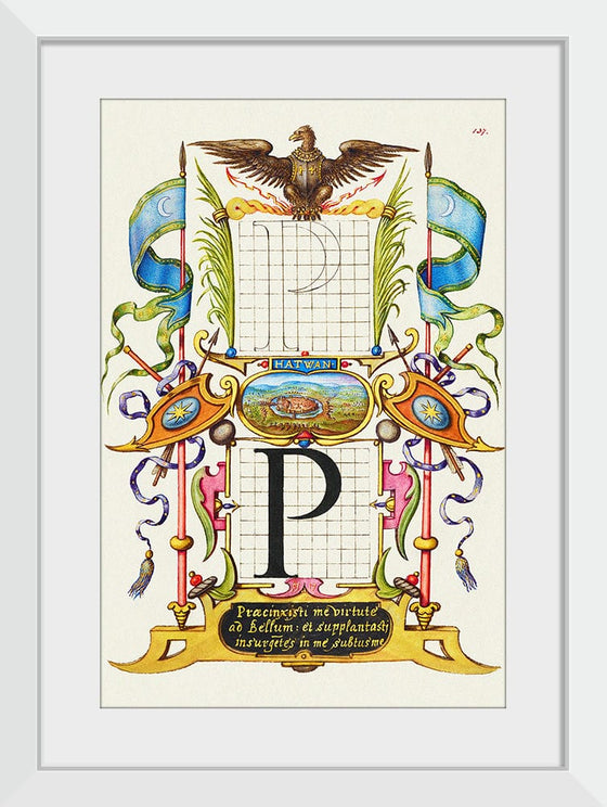 “Guide For Constructing The Letter P",  Joris Hoefnagel