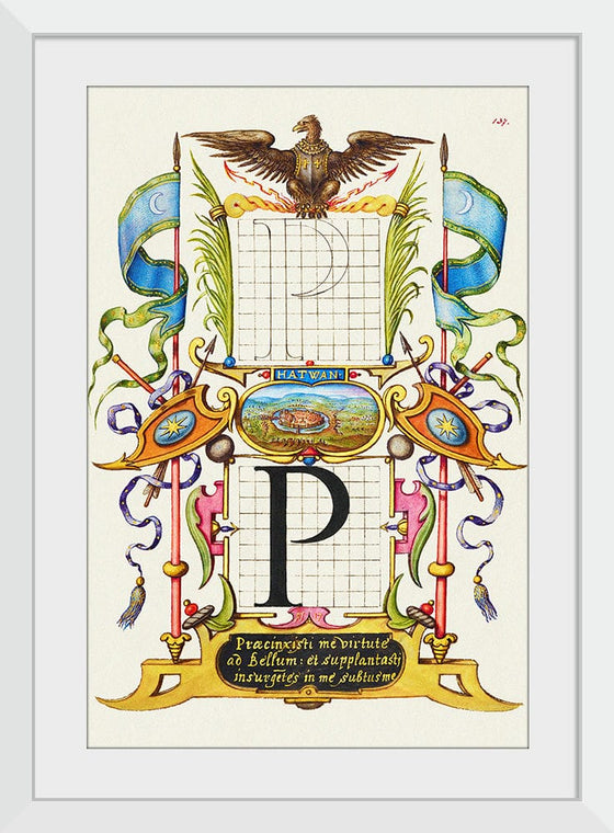 “Guide For Constructing The Letter P",  Joris Hoefnagel