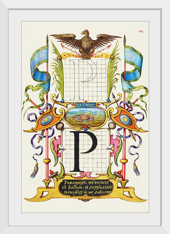 “Guide For Constructing The Letter P",  Joris Hoefnagel