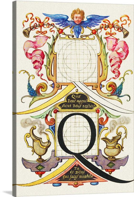 “Guide For Constructing The Letter Q",  Joris Hoefnagel