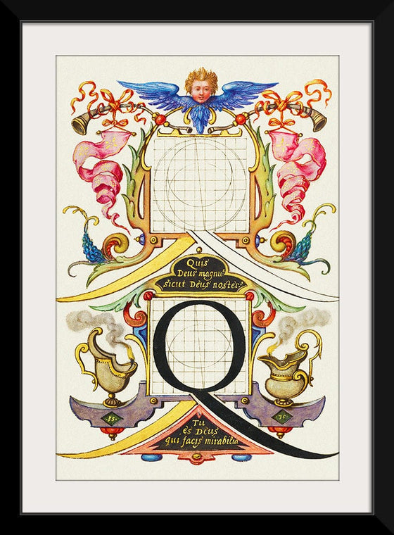 “Guide For Constructing The Letter Q",  Joris Hoefnagel