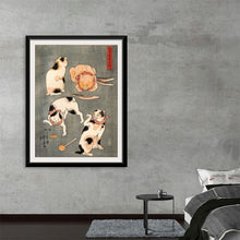  “Kuniyoshi Utagawa for Cats in Different Poses“, Kuniyoshi Utagawa