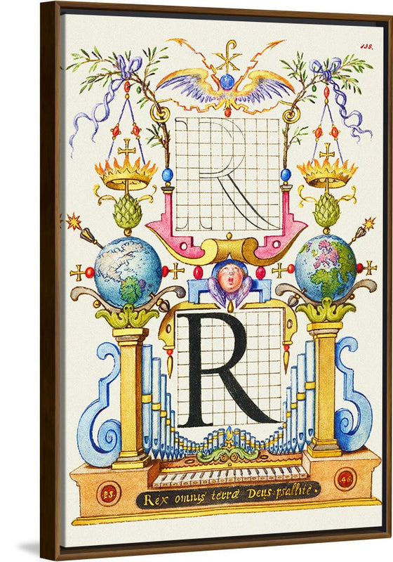 “Guide For Constructing The Letter R",  Joris Hoefnagel