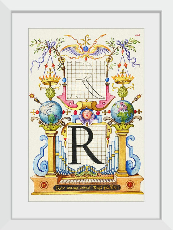 “Guide For Constructing The Letter R",  Joris Hoefnagel