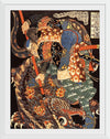 “Miyamoto Musashi Killing a Giant Nue“, Kuniyoshi Utagawa