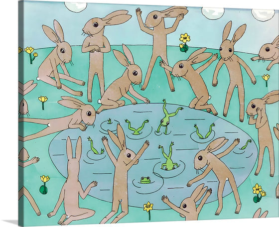 “Fable of the Hares and the Frogs a fable from Aesop.“, Tom Seidmann-Freud