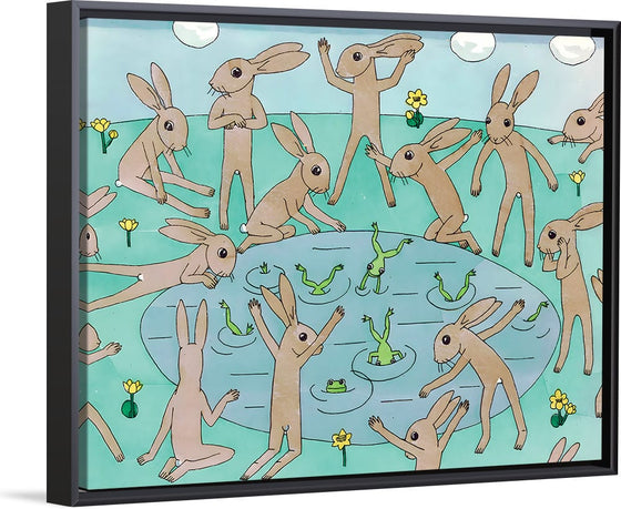 “Fable of the Hares and the Frogs a fable from Aesop.“, Tom Seidmann-Freud