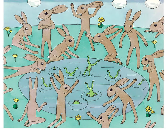 “Fable of the Hares and the Frogs a fable from Aesop.“, Tom Seidmann-Freud