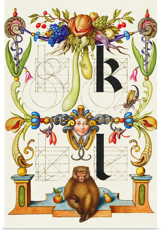 “Guide For Constructing The Letters K And L",  Joris Hoefnagel