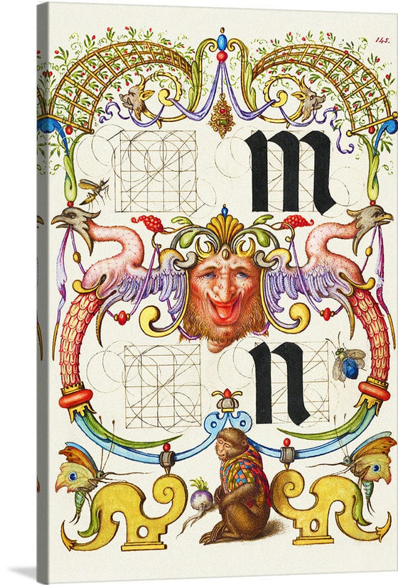 “Guide For Constructing The Letters M And N",  Joris Hoefnagel